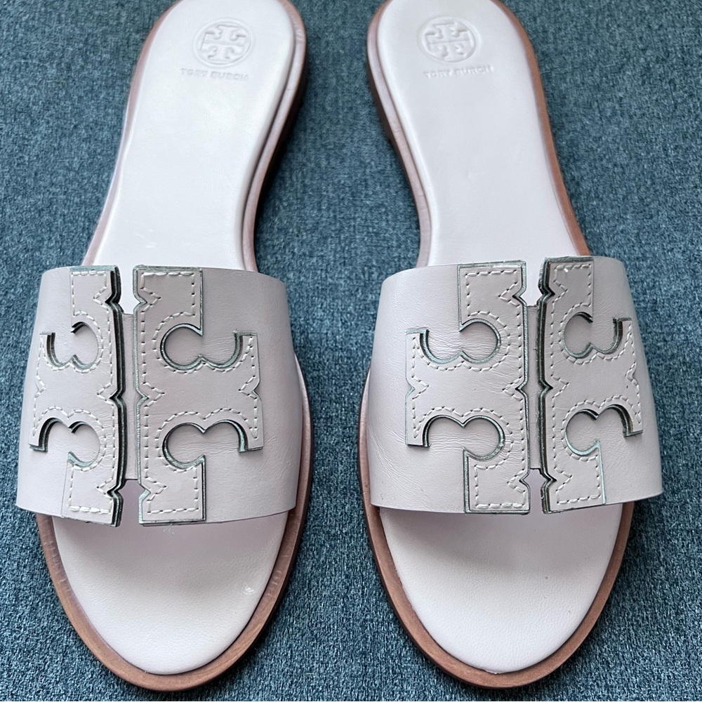 Tory Burch Leather Ines Slides